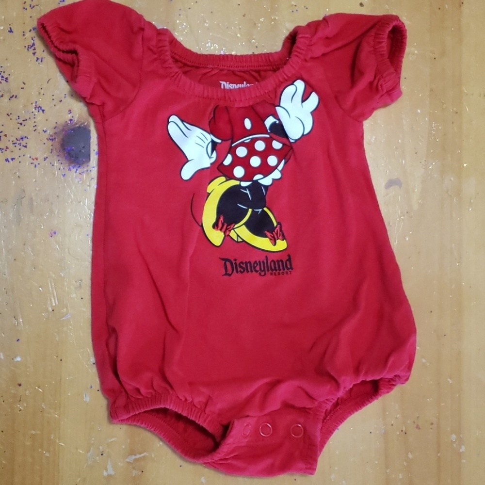 Disneyland Minnie Mouse onesie
